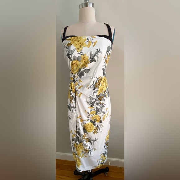 Anthropologie Maeve Sleeveless Square-Neck Column Midi Dress size 10 new nwt - Picture 7 of 10